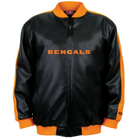 Men`s Cincinnati Bengals Rock Solid Starter Jacket - L