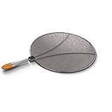 Reo Odor Absorbing Splatter Screen with Folding Handle, 13-Inch