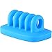 Cable Clip Holder Weighted Desktop Cord Management Fixture (Blue)