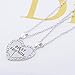 Bling Stars Best Friends Forever Love Heart BFF Diamond Break Pendent Friendship Necklaces