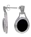 Sterling Silver Onyx Earrings
