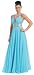 Blue prom gown