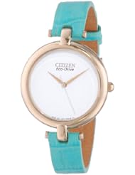 Citizen Womens EM0253-20A Silhouette Straps Analog Display Japanese Quartz Blue Watch
