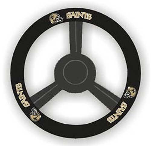 New Orleans Saints NFL Leather Steering Wheel Cover