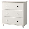 South Hampton 3 Drawers Dresser - White