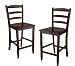 Winsome 24-Inch Counter Ladder Back Stool, Set of 2 Winsome 24-Inch Counter Ladder Back Stool, Set of 2