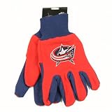Columbus Blue Jackets Jersey / Gripper Palm Gloves (One Size Fits Most Ages 15+)
