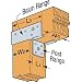 Simpson Strong Tie EPC44Z 4x Beam/Post End Post Cap Z-Max Finish