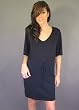 IISLI Empire Top Black Drawstring Dress