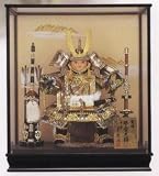 五月人形子供大将ケース飾り　「聖祥彫金」大将セット　sb-34