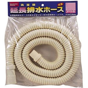 【Amazonの商品情報へ】カクダイ 排水用延長ホース 3m（洗濯機用） LS4361-3(ハイスイ3M)