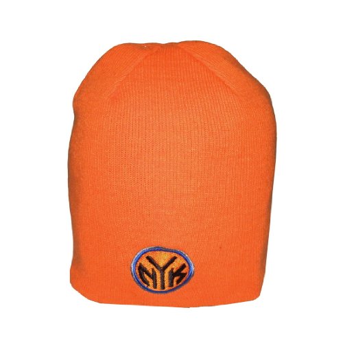 Adult NBA New York Knicks Warm Ski & Skate Beanie / Winter Hat - One Size Fits All - Orange