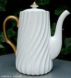 Review minton  / c1940 Minton Clifton Gold Trim Small 6.75 inch Coffee Pot