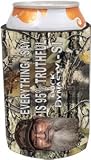 Duck Dynasty Officially Licensed Beer Can Cooler Koozie - Several Styles Available - Uncle Si Phil (Camo - Everything I Say is 95% Truthful - Uncle Si)