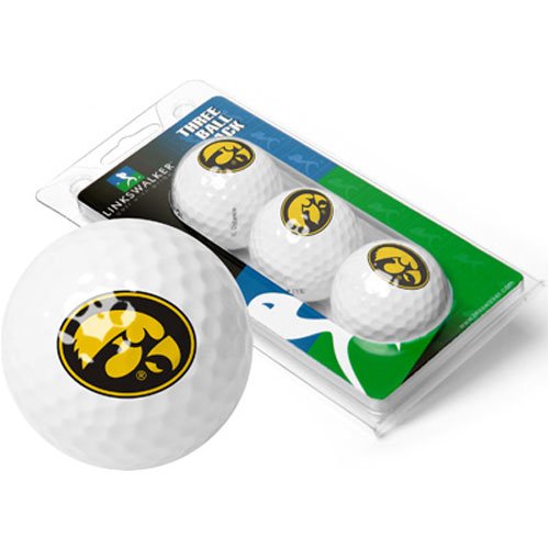Iowa Hawkeyes Ncaa 3 Golf Ball Sleeve Pack