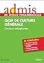 Concours orthophoniste - QCM de culture g�n�rale - Epreuve �crite - Admis - Jje m'entraine