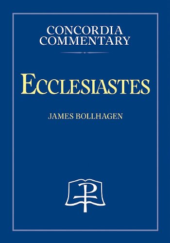ecclesiastes concordia commentary