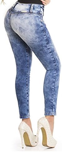 Colombian Push Up Jeans Levanta Cola High Waist Skinny Jeans Stretch Jeans 5107-14