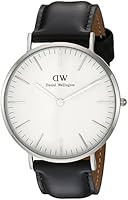 Daniel Wellington Men's 0206DW Sheffield Watch with Black Leather Band