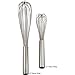Stainless Steel French & Piano Whips - Set of 4