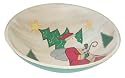 Weihnachtsland 635028.99 Holzschale tief Santa bunt 21cm + 25cm im 2er Set