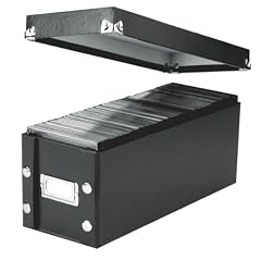 Leitz 60640095 Archivschachtel Snap'n'Store CD, Hartpappe, schwarz