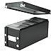 Leitz 60640095 Archivschachtel Snap'n'Store CD, Hartpappe, schwarz