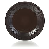 Mikasa Swirl Chocolate 11-1/4-Inch Dinner Plate