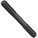 TE-CO Black Oxide Steel Threaded Stud