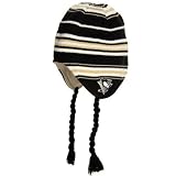Reebok Pittsburgh Penguins Black Tassle Knit Hat