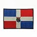 Dominican Republic Flag Logo Embroidered Iron on or Sew on Patch
