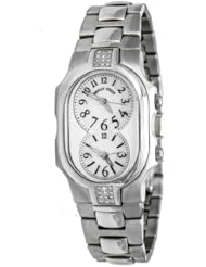 Philip Stein Womens 1SD-NFMOP-SS3 Signature Mother-Of-Pearl Diamond Stainless Steel Bracelet Watch