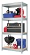 HIRSH INDUSTRIES SPACE SOLUTIONS / HID15835 / Industrial Shelving, 4 She 30w x 16d x 60h, Steel / Sold as 1 EA
