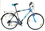 28" Zoll Herren city Trekking-Fahrrad 21 GANG SHIMANO, blau/schwarz