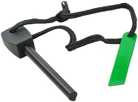 New Outdoor Survival Magnesium Flint Tooth Scraper Stone Fire Starter Lighter Kit