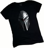 Cylon Centurion Head - Battlestar Galactica Crop Sleeve Fitted Juniors T-Shirt