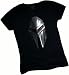 Cylon Centurion Head - Battlestar Galactica Crop Sleeve Fitted Juniors T-Shirt
