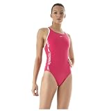 Speedo Damen Badeanzug Superiority Muscle Back, pop pink/white, 34