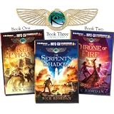 The Kane Chronicles (3 Audiobook Set): The Red Pyramid, The Throne of Fire, The Serpents Shadow [The Kane Chronicles] by Rick Riordan [Audiobook, MP3 Audio, Unabridged]