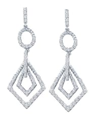 1.00CTW ROUND DIAMOND LADIES FASHION EARRINGS