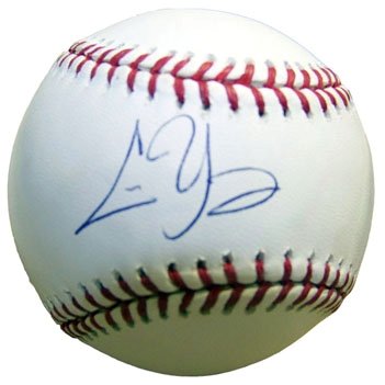 Chris Young Autographed/Hand Signed Baseball Tristar & MLB Authenticated