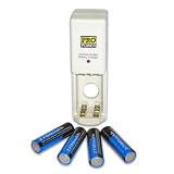 Compact Battery Charger can charge 4 AA or 4 AAA batteries w/ 4 Premium 2700 MAH rechargeable batteries & Mini Tripod w/ Battery Holder