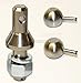Convert-A-Ball 228.1066 901B Nickel-Plated Shank with 2 Balls - 1