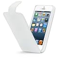 iPhone 5 Genuine Pu Leather Case White Slim Flip Cover Pouch Pocket Terrapin from The Keep Talking Shop iPhone 5 Accessories