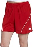 adidas Womens Striker Short, University Red/White, Small