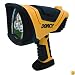 Dorcy 41-1080 Rechargeable Pistol Grip LED Spotlight with Trigger Lock Switch and AC and DC Adapters, 500-Lumens, Yellow Finish