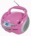 Produkt-Bild: Roadstar CDR-4500U/PK Stereo CD/MP3 Boombox mit UKW/MW Tuner USB 2.0 pink