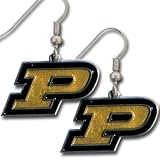 College Dangle Earrings - Purdue Boilermakers