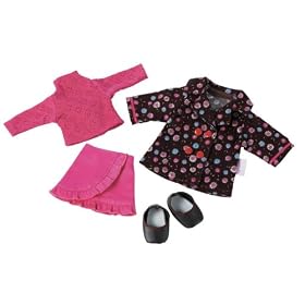 Trench and Skirt Set (13 Doll) by Corolle