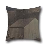 18 X 18 Inches / 45 By 45 Cm Oil Painting Dr. Samuel A. Bemis (American - View Of A Barn In New Hampshire Pillow Shams,double Sides Is Fit For Study Room,couch,festival,monther,saloon,wife